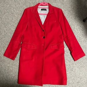 Zara red coat for cozy weather!